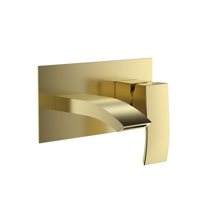 PSI BRUSHED BRASS PVD WALL MOUNTED         BASIN FILLER