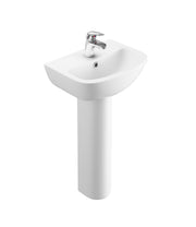 Glade 455mm x 355mm 1 Tap Hole Basin - White