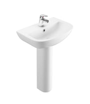 Glade 550mm x 390mm 1 Tap Hole Basin - White