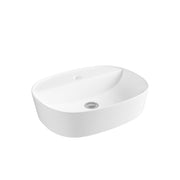 Drift 500mm x 380mm Round Freestanding Bowl Basin - White