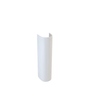 Drift Round 680mm x 185mm Full Pedestal - White
