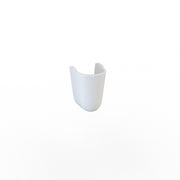 Drift 350mm x 225mm Semi Pedestal - White