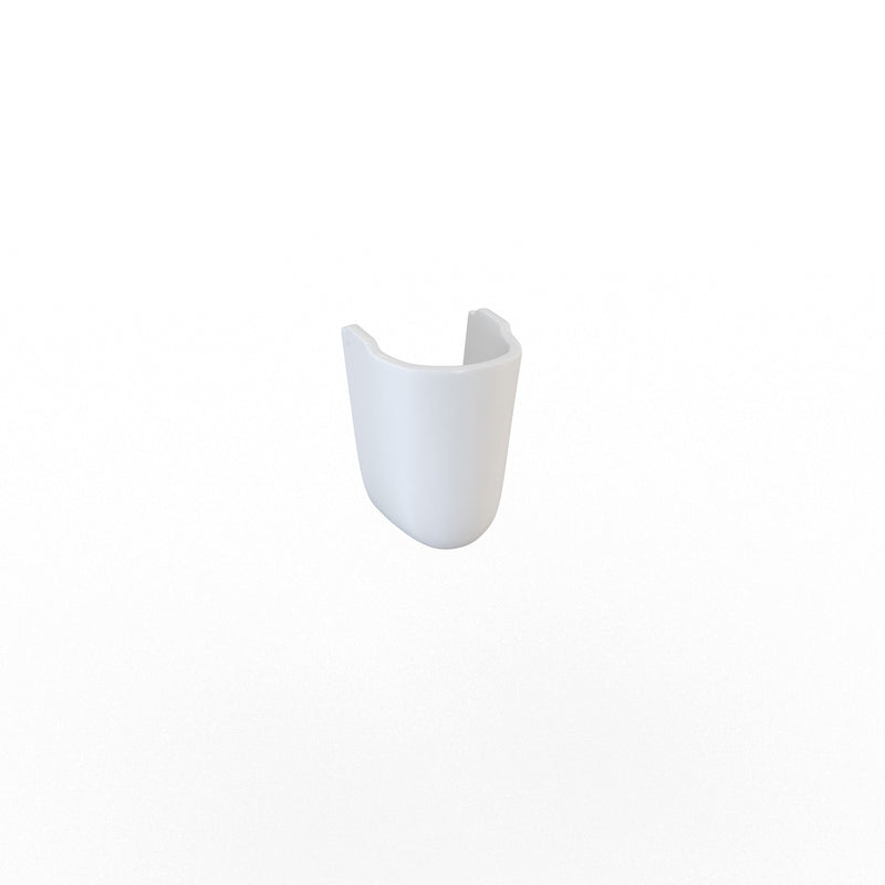 Drift 350mm x 225mm Semi Pedestal - White