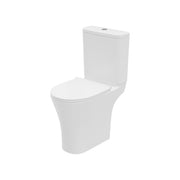 Drift Rimless Comfort Height Close Coupled Open Back WC Pan - White
