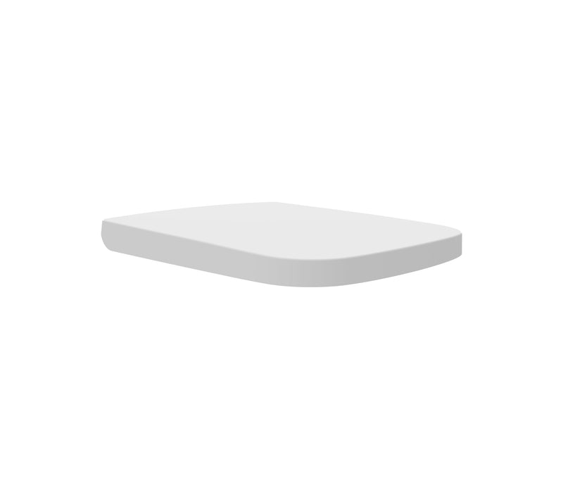 Eclipse Square Wrapover Soft Close Seat  - White