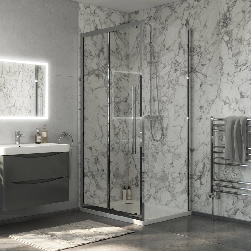 Belmont 6mm x 1700mm Sliding Shower Door