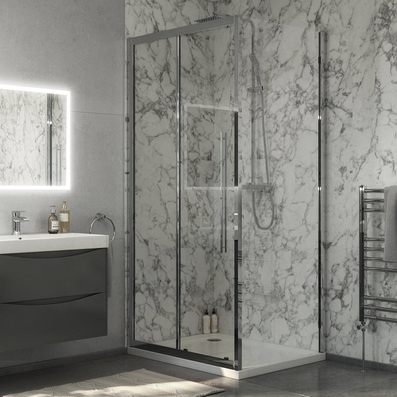 Belmont 6mm x 800mm Side Shower Panel