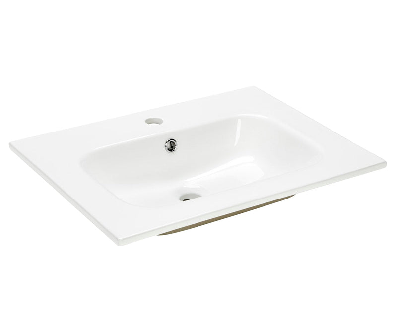 Thalia 610mm x 480mm 1 Tap Hole Ceramic Washbasin