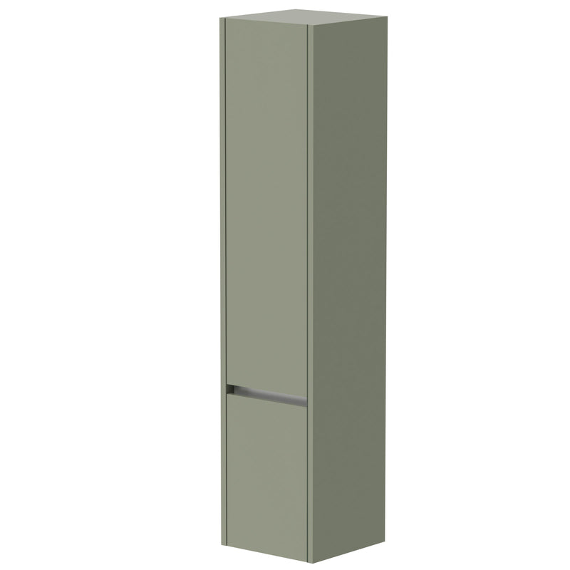 Thalia 1600mm x 350mm x 350mm 2 Door Tall Boy Storage Unit - Savannah Green