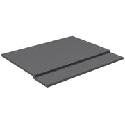 Thalia 800mm 2 Piece Bath Panel - Matt Grey