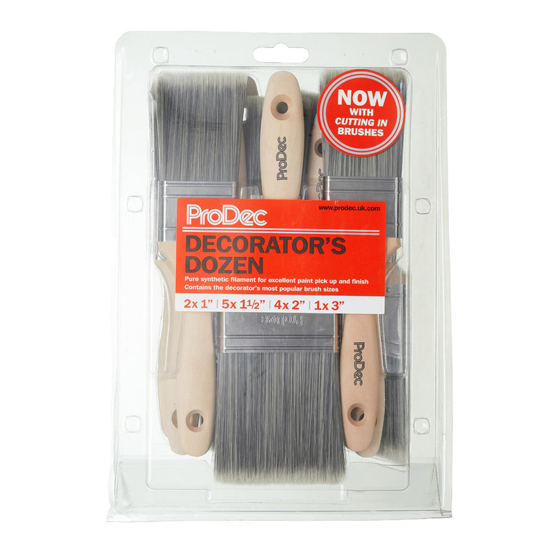 ProDec Decorator's Dozen Paint Brush Set