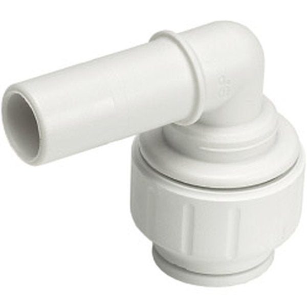 JG Speedfit Stem Elbow - White 15mm x 15mm 10 Pack