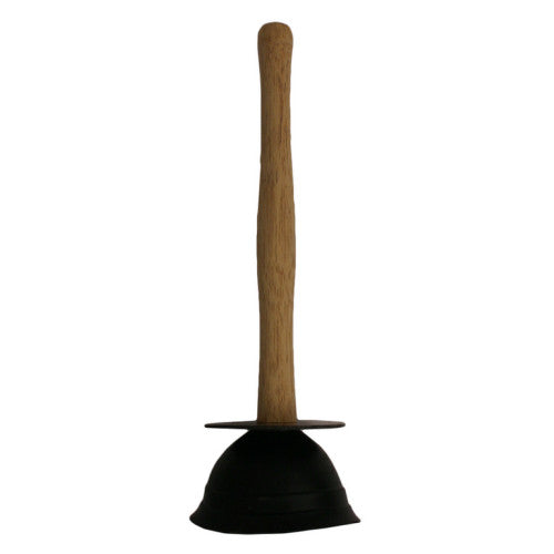 Small Wooden Handle Plunger - 175 x 100mm