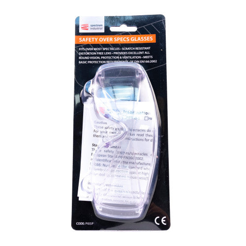 General Purpose Cover Spectacles - Clear Lens