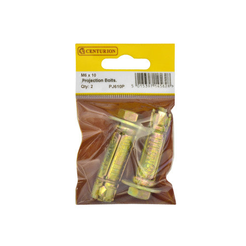 M6 x 10mm Expanding Projection Bolt  (Pack of 2)