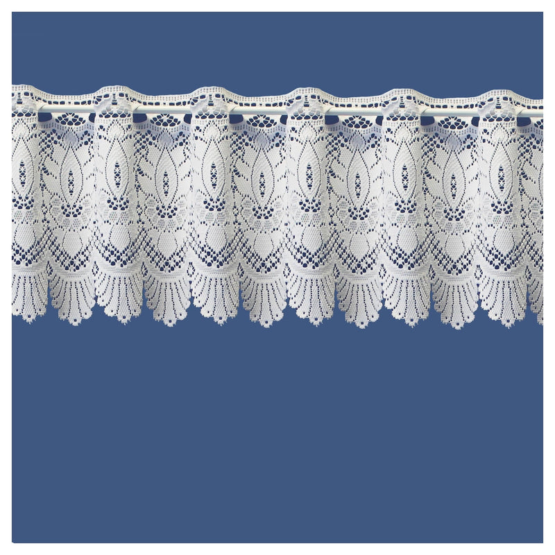Prague Cafe Net - White 24" / 60cm - Per Metre