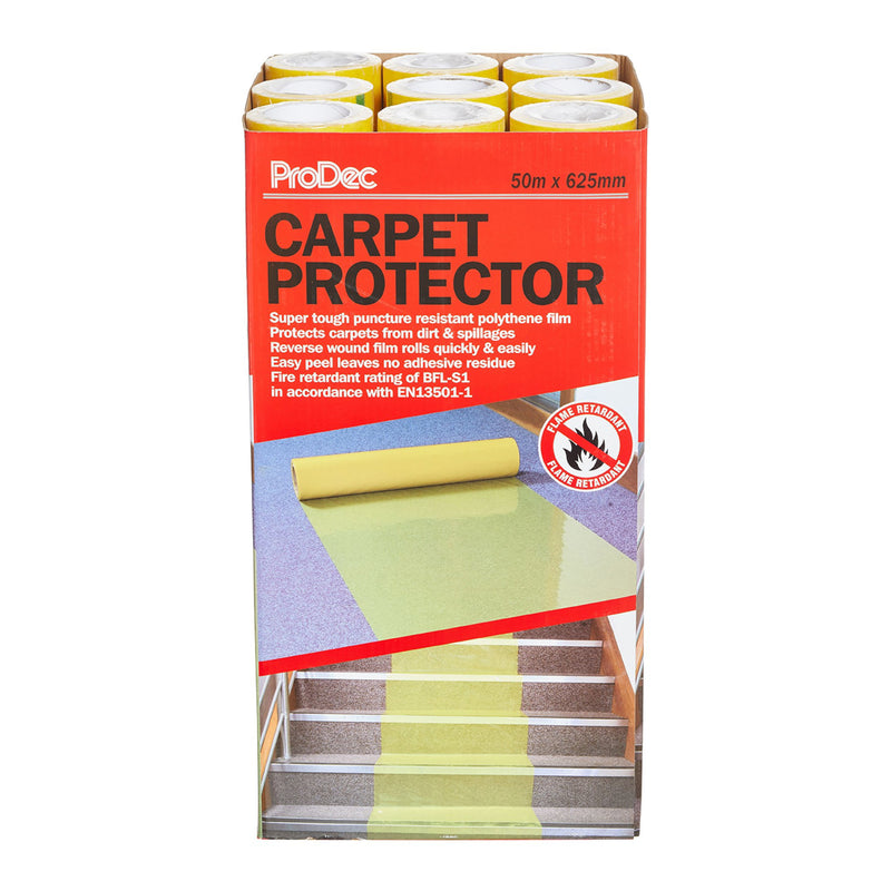 ProDec 50m x 625mm Carpet Protector Self-Adhesive Film