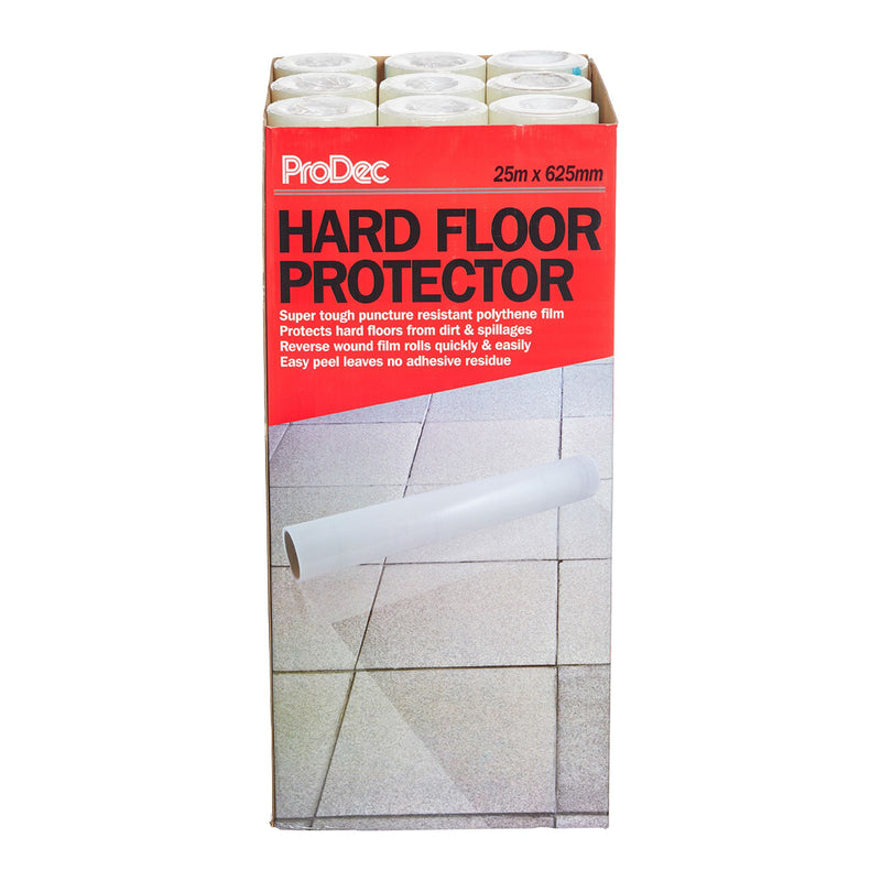 ProDec 25m x 625mm Hard Floor Protector Self-Adhesive Film