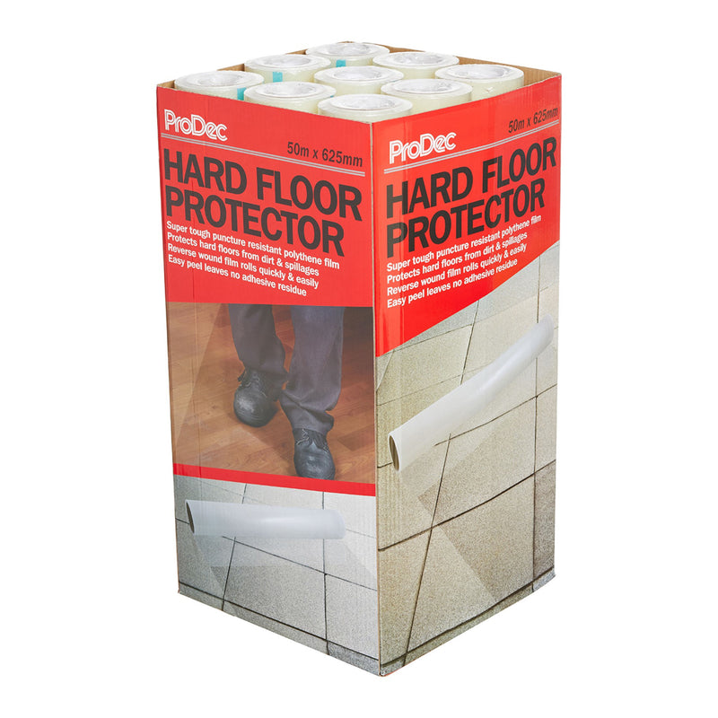 ProDec 50m x 625mm Hard Floor Protector Self-Adhesive Film
