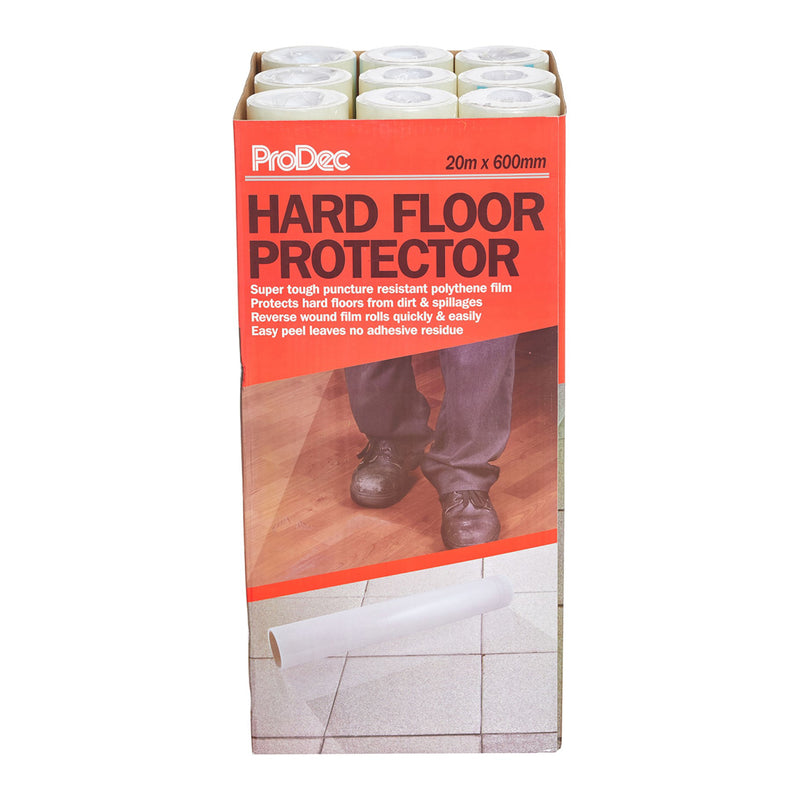 ProDec 20m x 600mm Hard Floor Protector Self-Adhesive Film