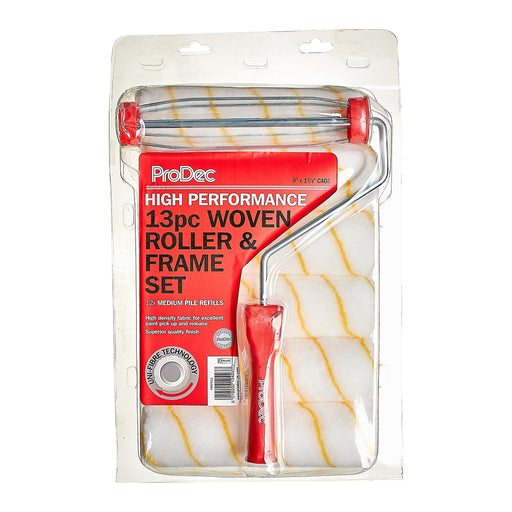 ProDec 9" x 1.75" 13pc Hi-Performance Woven Roller & Frame Set