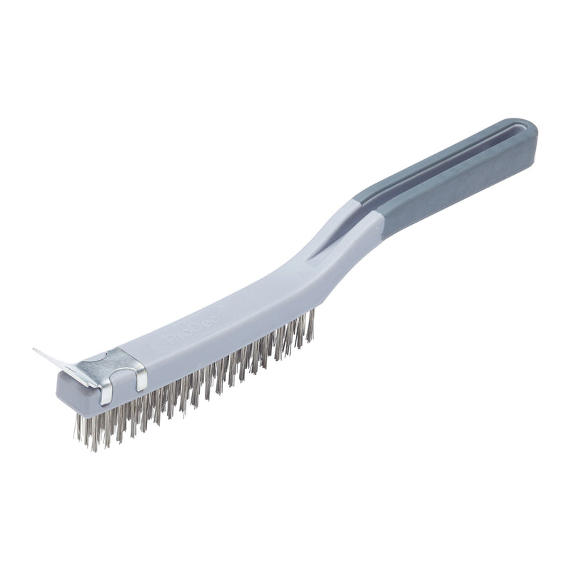 ProDec 14" Soft Grip Wire Brush with Scraper