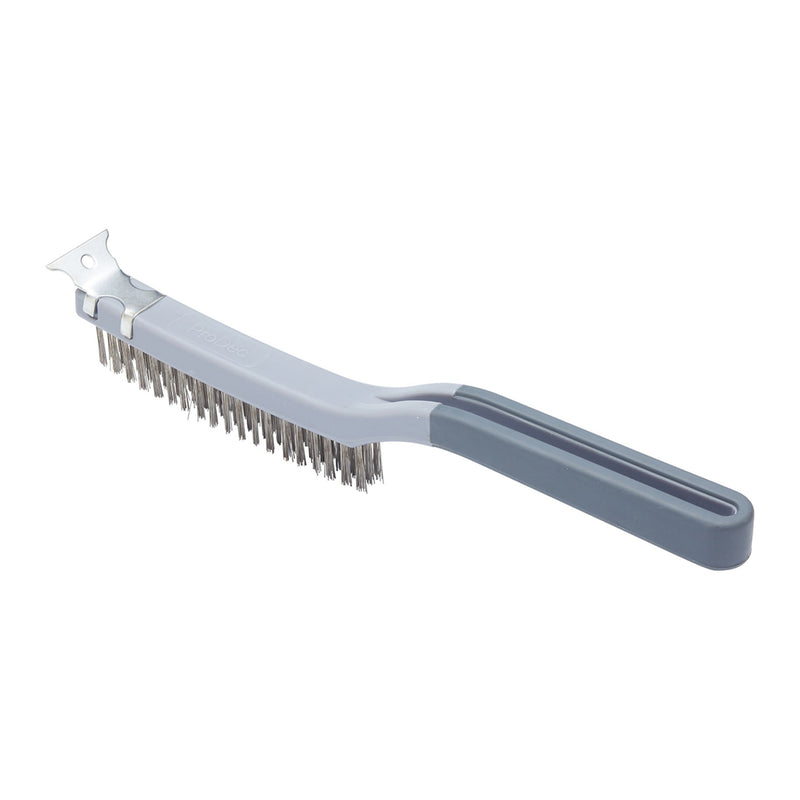 ProDec 14" Soft Grip Wire Brush with Scraper