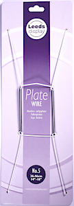 Plate Hanging Wire No.5 for 36-46cm Plates White