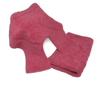 Imperial 100% Cotton Bath Mat Set Raspberry