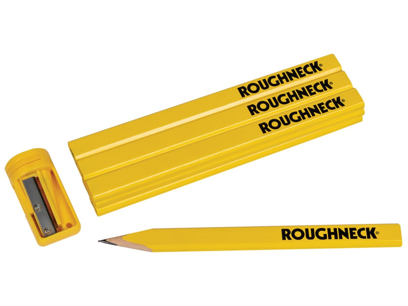 Carpenters Pencils (10) with Sharpener