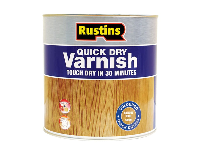 Quick Dry Colour Varnish Satin Mahogany 250ml