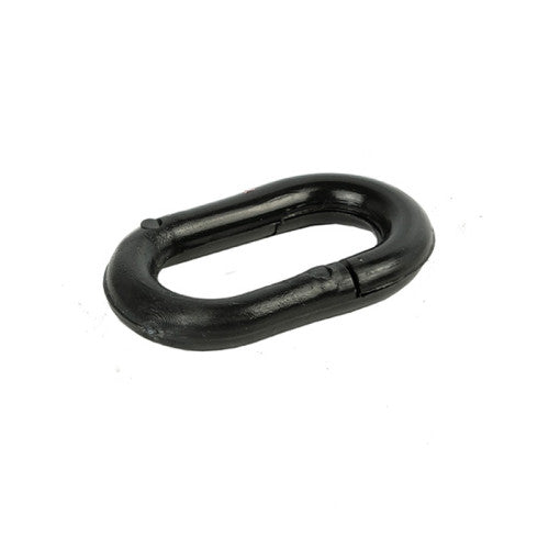 Temporary Barrier Black Connecting Chain Links