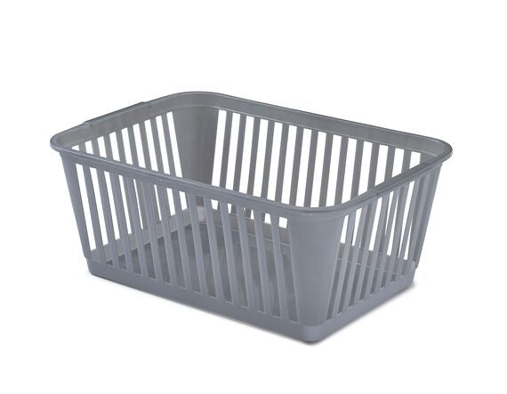 37cm Handy Basket Silver