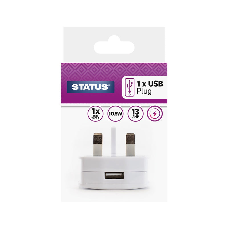 Status USB Plug White