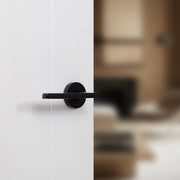 STATUS Alaska Door Handle Pack (Latch Set - 2.5" CE Latch, 3" Fire Rated Hinges x3) - Matt Black