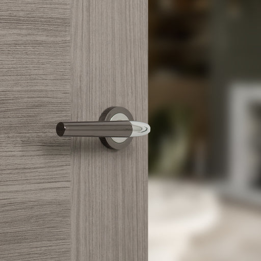 Atlantic Tennessee Door Pack Bundle (2.5" Latch, 3"x2" Hingesx3) - Black Nickel/Polished Chrome