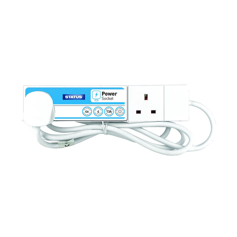 Status Extension Lead 4Gang 4Meter