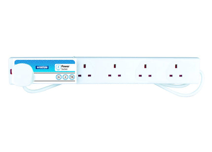 Status 6Gang 2Meter Extension Lead