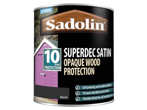 Superdec Satin Black 1L