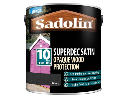 Superdec Satin Black 2.5L