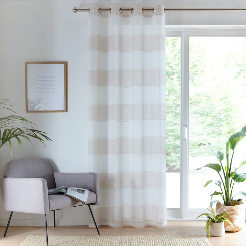 Santorini Eyelet Panel Natural 183cm