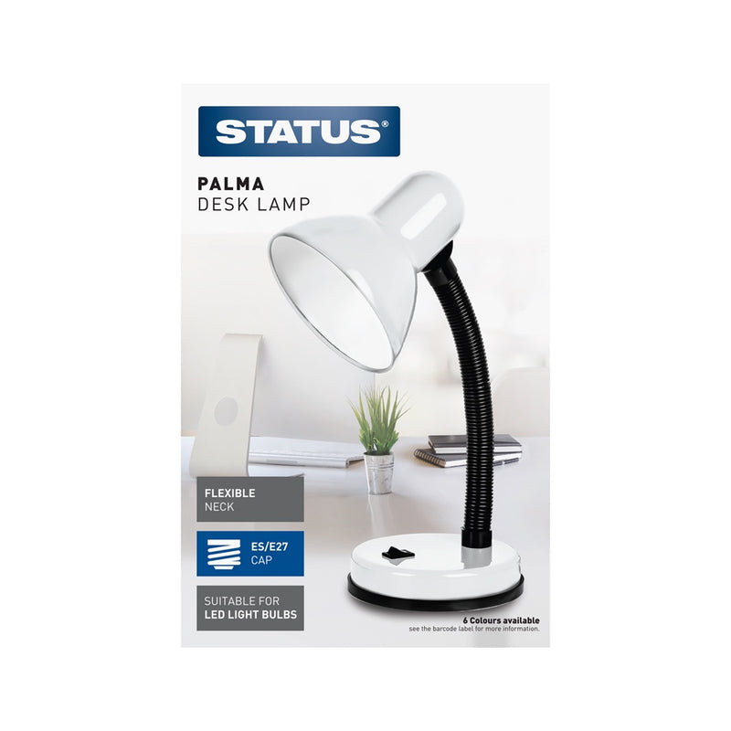 Palma Desk Lamp - White