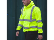 Hi-Vis Hoodie Yellow - L