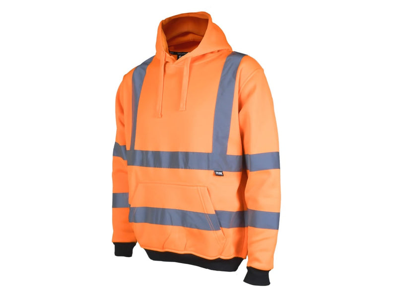 Hi-Vis Hoodie Orange - L