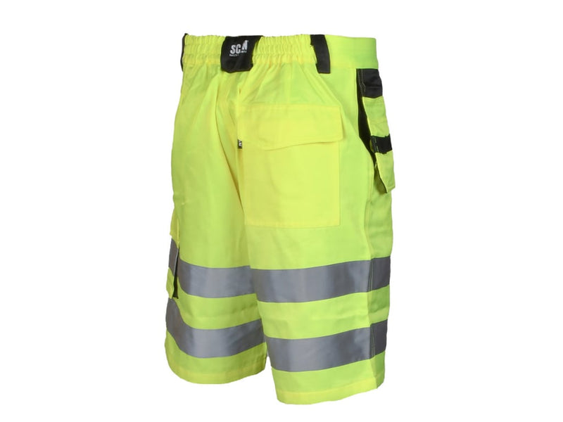 Hi-Vis Holster Shorts Yellow - W39-41in