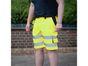 Hi-Vis Holster Shorts Yellow - W39-41in