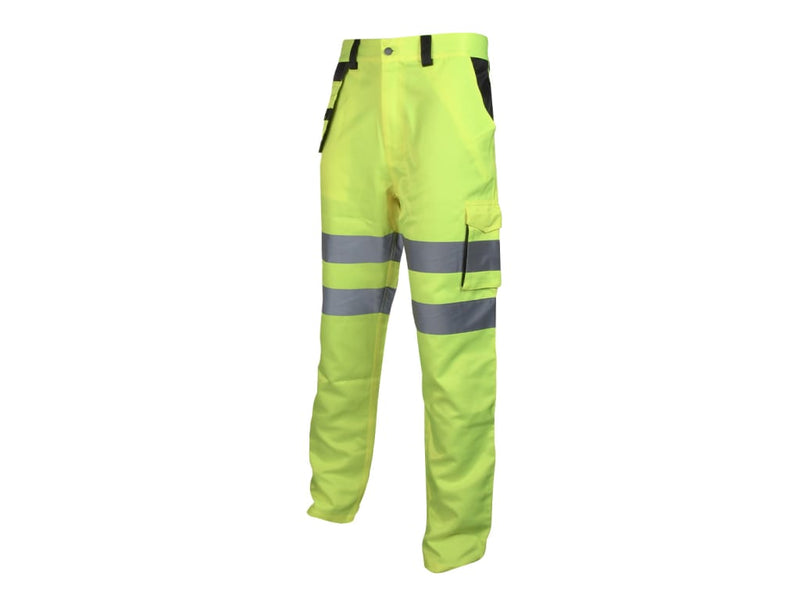 Hi-Vis Holster Trouser Yellow - W34-36in