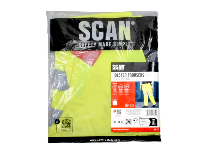 Hi-Vis Holster Trouser Yellow - W32-33in