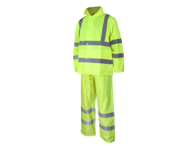 Hi-Vis Rain Suit Yellow - L