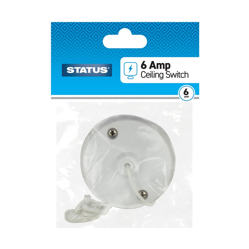 Status 6amp Ceiling Switch Pull Cord